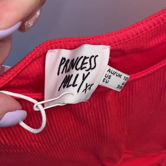 New Princess Polly Red Stormi Top - Picture 11 of 13